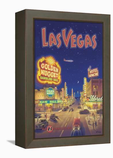 Las Vegas, Nevada-Kerne Erickson-Framed Stretched Canvas