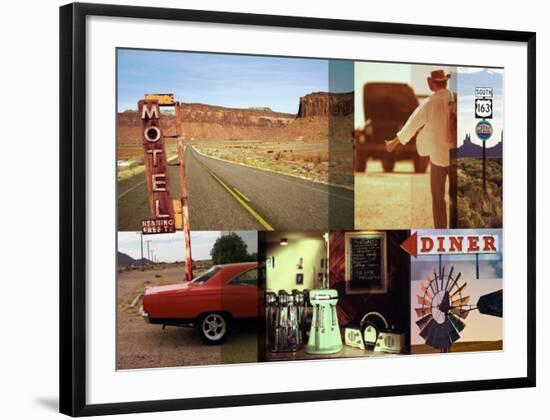 Las Vegas: On The Road-null-Framed Art Print