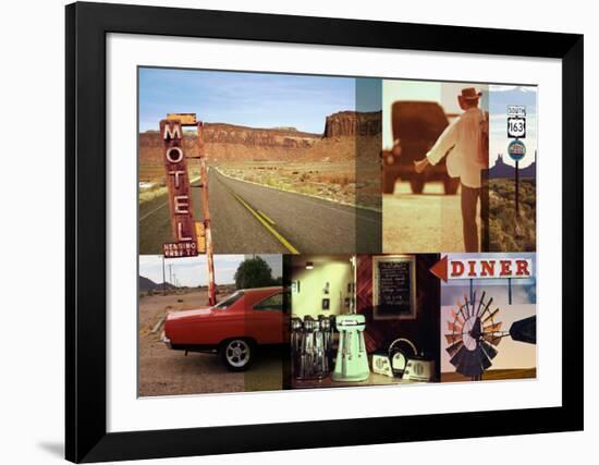 Las Vegas: On The Road-null-Framed Art Print