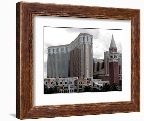 Las Vegas Sands Layoffs-Joe Cavaretta-Framed Photographic Print