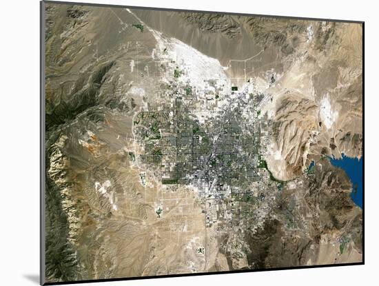 Las Vegas, Satellite Image-PLANETOBSERVER-Mounted Photographic Print