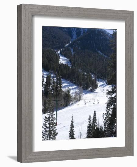 Las Vegas Ski and Snowboard Resort, Mount Charleston, Near Las Vegas, Nevada, United States of Amer-Ethel Davies-Framed Photographic Print