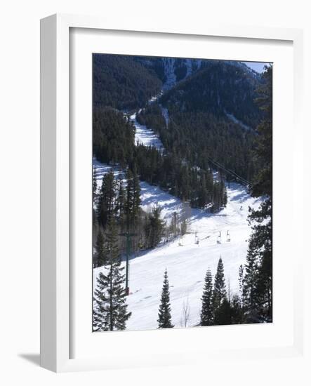 Las Vegas Ski and Snowboard Resort, Mount Charleston, Near Las Vegas, Nevada, United States of Amer-Ethel Davies-Framed Photographic Print