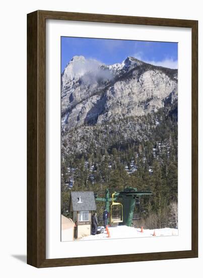 Las Vegas Ski and Snowboard Resort, Mt Charleston, Near Las Vegas, Nevada, United States-Natalie Tepper-Framed Photo