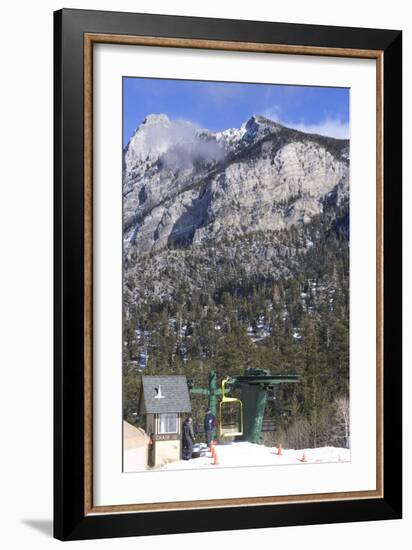 Las Vegas Ski and Snowboard Resort, Mt Charleston, Near Las Vegas, Nevada, United States-Natalie Tepper-Framed Photo