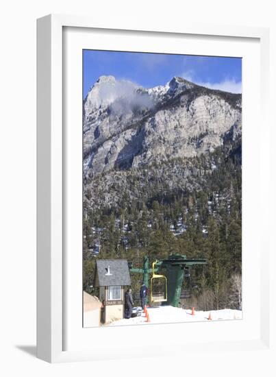 Las Vegas Ski and Snowboard Resort, Mt Charleston, Near Las Vegas, Nevada, United States-Natalie Tepper-Framed Photo