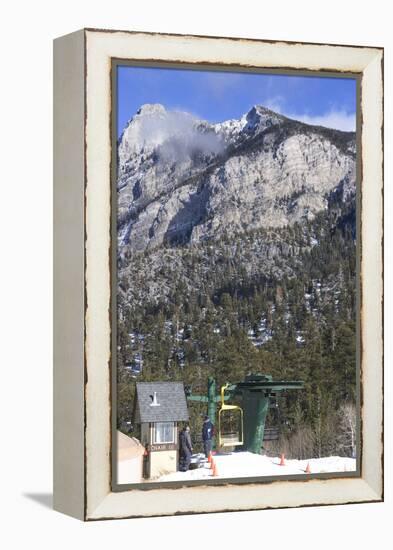 Las Vegas Ski and Snowboard Resort, Mt Charleston, Near Las Vegas, Nevada, United States-Natalie Tepper-Framed Stretched Canvas