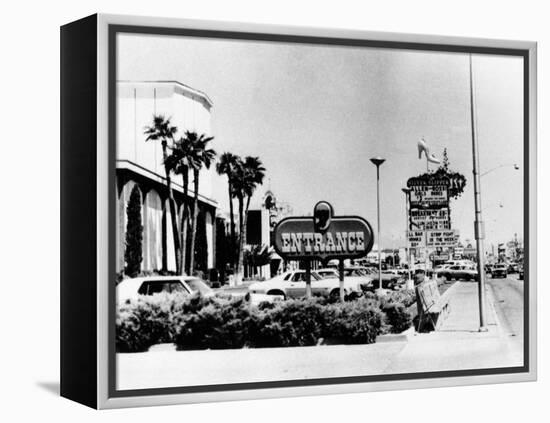 Las Vegas Stardust 1974-null-Framed Premier Image Canvas