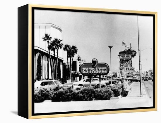 Las Vegas Stardust 1974-null-Framed Premier Image Canvas