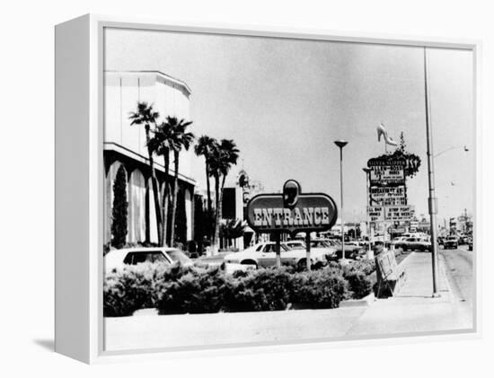 Las Vegas Stardust 1974-null-Framed Premier Image Canvas