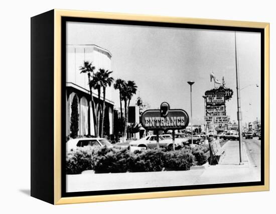 Las Vegas Stardust 1974-null-Framed Premier Image Canvas