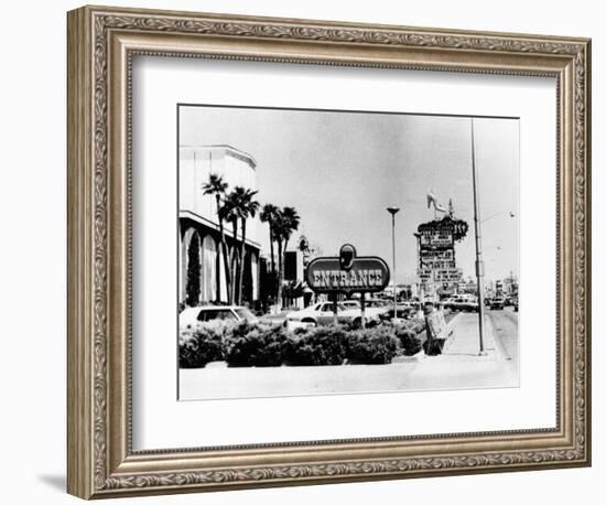 Las Vegas Stardust 1974-null-Framed Photographic Print