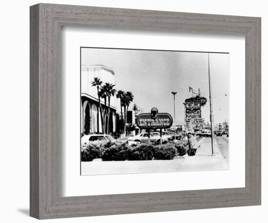 Las Vegas Stardust 1974-null-Framed Photographic Print