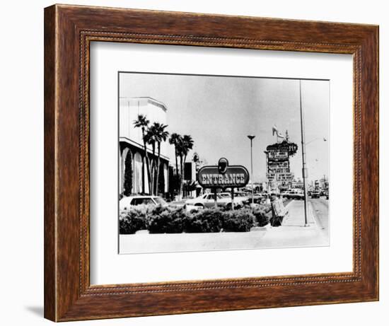 Las Vegas Stardust 1974-null-Framed Photographic Print