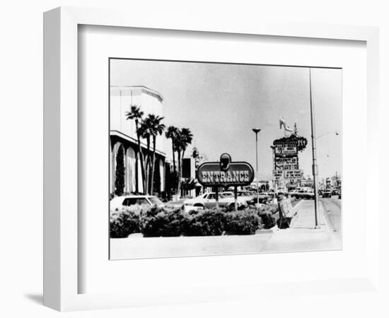 Las Vegas Stardust 1974-null-Framed Photographic Print
