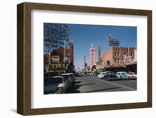 Las Vegas Street Scene-Philip Gendreau-Framed Photographic Print