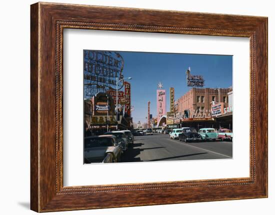 Las Vegas Street Scene-Philip Gendreau-Framed Photographic Print