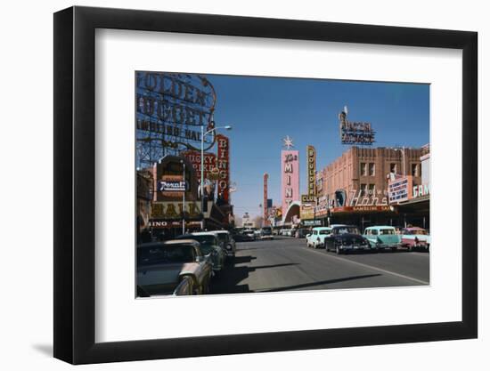 Las Vegas Street Scene-Philip Gendreau-Framed Photographic Print