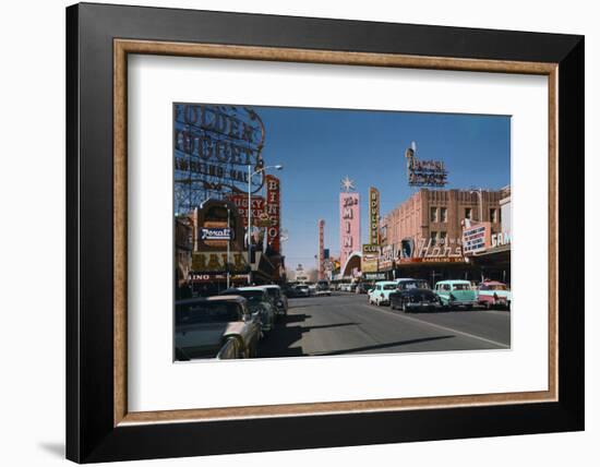 Las Vegas Street Scene-Philip Gendreau-Framed Photographic Print