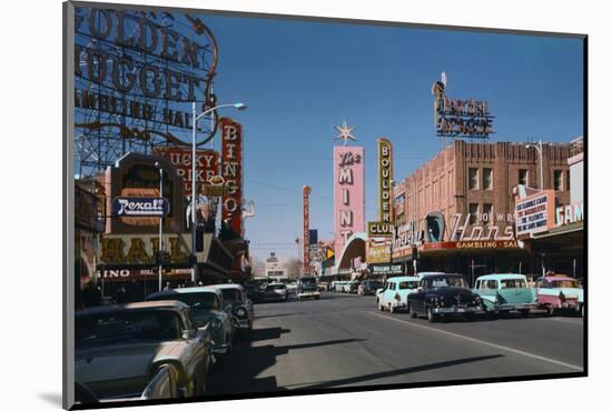 Las Vegas Street Scene-Philip Gendreau-Mounted Photographic Print