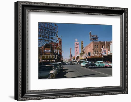 Las Vegas Street Scene-Philip Gendreau-Framed Photographic Print