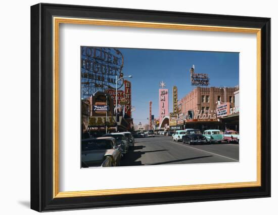 Las Vegas Street Scene-Philip Gendreau-Framed Photographic Print