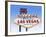 Las Vegas Welcome Road Sign-Beathan-Framed Photographic Print