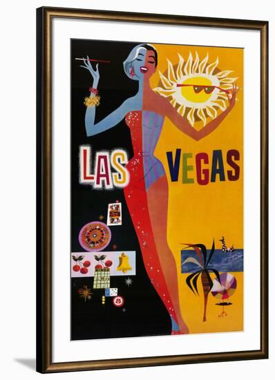 Las Vegas-null-Framed Art Print