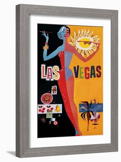 Las Vegas-null-Framed Art Print