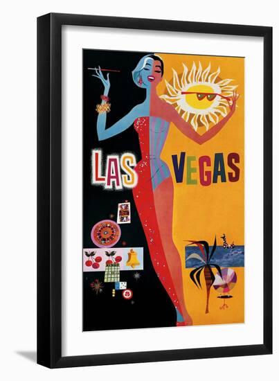 Las Vegas-null-Framed Art Print