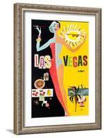 Las Vegas-David Klein-Framed Art Print