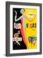 Las Vegas-David Klein-Framed Art Print