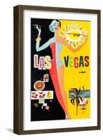 Las Vegas-David Klein-Framed Art Print