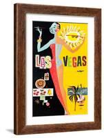Las Vegas-David Klein-Framed Art Print