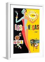 Las Vegas-David Klein-Framed Art Print