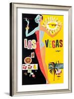 Las Vegas-David Klein-Framed Art Print