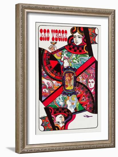 Las Vegas-David Klein-Framed Art Print