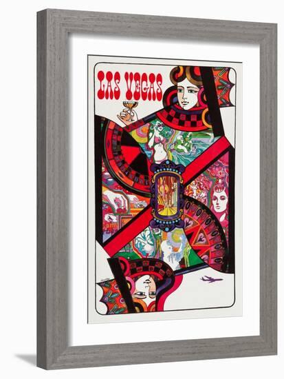 Las Vegas-David Klein-Framed Art Print