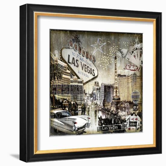 Las Vegas-Dylan Matthews-Framed Art Print