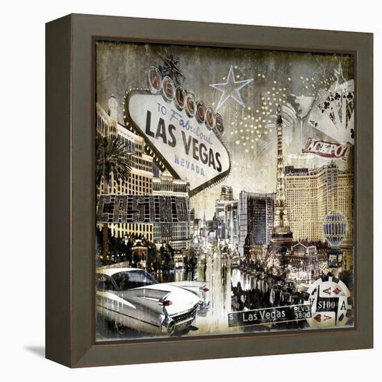 Las Vegas-Dylan Matthews-Framed Stretched Canvas