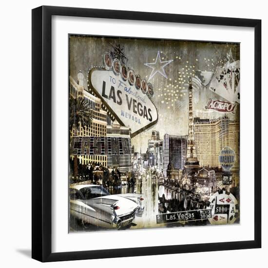 Las Vegas-Dylan Matthews-Framed Art Print