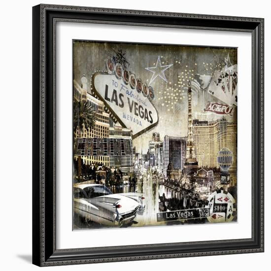 Las Vegas-Dylan Matthews-Framed Art Print