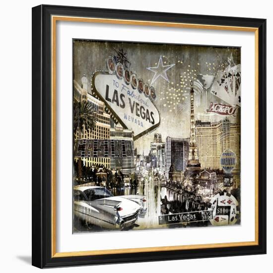 Las Vegas-Dylan Matthews-Framed Art Print