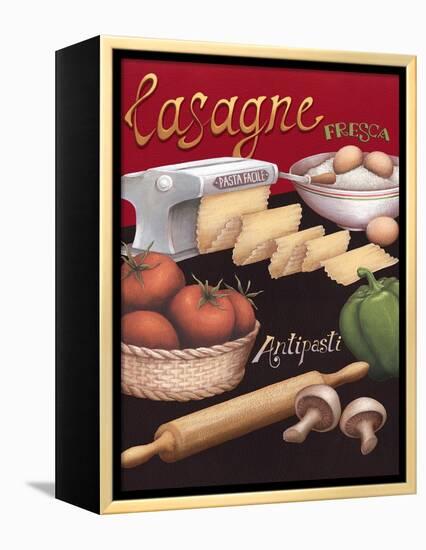 Lasagna-Daphne Brissonnet-Framed Stretched Canvas