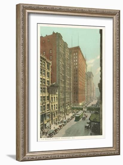 LaSalle Street, Chicago, Illinois-null-Framed Art Print