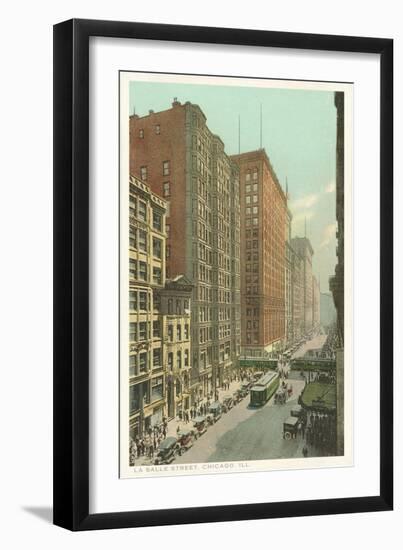 LaSalle Street, Chicago, Illinois-null-Framed Art Print