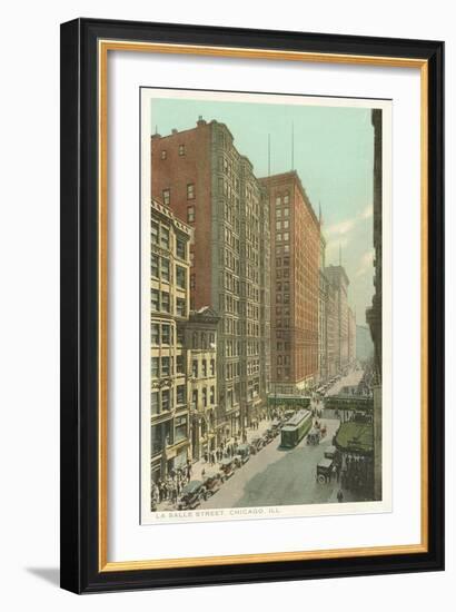 LaSalle Street, Chicago, Illinois-null-Framed Art Print