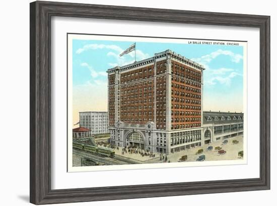 LaSalle Street Station, Chicago, Illinois-null-Framed Art Print