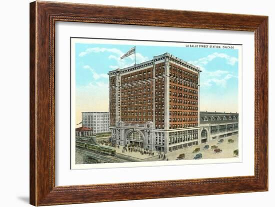 LaSalle Street Station, Chicago, Illinois-null-Framed Art Print