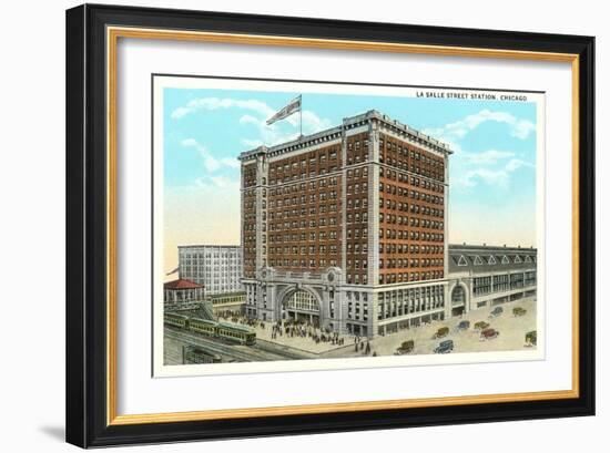 LaSalle Street Station, Chicago, Illinois-null-Framed Art Print